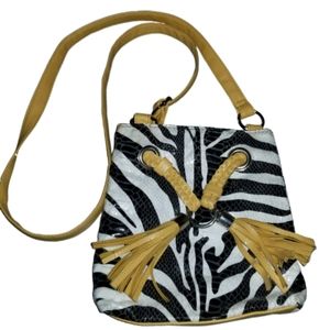 Bueno Zebra Print Crossbody Purse